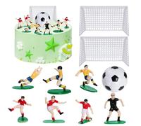 Decoración de Tartas Futbol, Cake Topper Fútbol Figuras, Adorno Pastel Fútbol, Fútbol Decoración de Tartas Cumpleaños, para Decoración de Fiestas de Futbol, Fiestas De Cumpleaños (B)