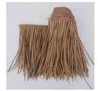 Decoración de Techo de Paja Artificial - Teja de Alero de Paja Falsa, Rollo de 0,5 x 9 m, Amarillo - Paja Artificial de plástico Duradero para decoración de jardín, hogar y Eventos