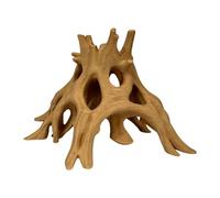 Decoración de terrario de resina para acuario, aspecto natural, cueva, paisaje para peces, reptiles, hogar, accesorio único para peceras