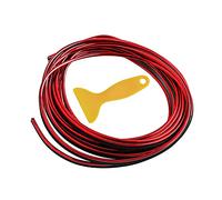 Decoración de tira de cinta cromada para coche,Tira de ajuste del tablero de instrumentos de la brecha del panel de la puerta del automóvil Accesorios de decoración de bricolaje