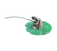 Decoración de tortugas para jardín, resistente a la intemperie, decoración de estanque, escultura de pescador, para terraza, jardín, césped, jardín delantero