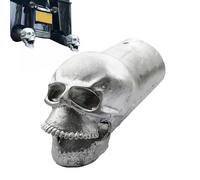 Decoración de tubo de escape, silenciador con diseño de calavera, de silenciador contra el polvo, de lluvia para tractor, camión, remolque, motocicleta