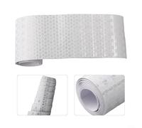 Decoración de vehículos con precaución utiliza nuestras cintas reflectoras de alta calidad para mantenerte seguro después del anochecer (blanco)