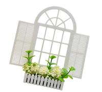 Decoración de ventana con persianas arqueadas para habitación de casa de | Exhibidores de estantes, detalle de fondo de escena de coleccionista