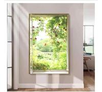 Decoración de ventana falsa 3D, mural de ventana de apertura sintética con paisaje natural enmarcado, decoraciones de pared para el hogar, esculturas de pared para colgar