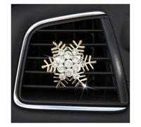 decoración de ventilación de automóvil, clip de ve Clip for rejilla de ventilación de coche con forma de copo de nieve y flores brillantes, clip for salida de aire acondicionado, clip for ambientador