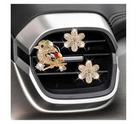 decoración de ventilación de automóvil, clip de ve Clip for ventilación de coche con diseño de pájaros y flores, 3 unidades, con diamantes de imitación brillantes, for mujeres y niñas