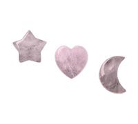 Decoración de ventilación de coche, 3 clips de ventilación de , decoración de luna y estrella en forma de corazón, adorno de estético para hombres y mujeres, interior de coche