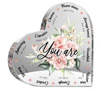 Decoración de versículos de la Biblia, regalo cristiano para mujer, regalo de la semana cristiana, citas inspiradoras, decoración de habitación de oración, momento feliz, alabanza a Dios, placa de