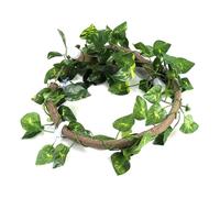 Decoración de vid de terrario con ventosa, rama trepadora flexible con textura de corteza sintética para caminos arbóreos, lugares de descanso, dragón barbudo, hamacas, lagartos, decoración de