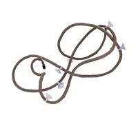 Decoración de vid de terrario con ventosa, rama trepadora flexible con textura de corteza sintética para caminos arbóreos, lugares de descanso, dragón barbudo, hamacas, lagartos, decoración de