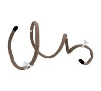 Decoración de vid de terrario con ventosa, rama trepadora flexible con textura de corteza sintética para caminos arbóreos, lugares de descanso, dragón barbudo, hamacas, lagartos, decoración de