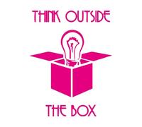 Decoración de vinilo para pared Citas Piensa más allá de la taquilla 68x88cm Decoración de carrocerías Rosa roja