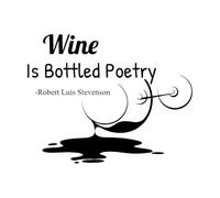 Decoración de vinilo para pared Copa de vino Bebida alcohólica Bar Restaurante 34x43.4cm Pegatinas para vidrio Negro