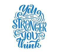 Decoración de vinilo para pared Nube de palabras Cita Frase Sabiduría Motivación 34x43.7cm Decoración de tiendas Azul