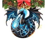 Decoración del árbol de Navidad del dragón,Decoraciones navideñas de dragón | Colgantes de Navidad de fantasía de dragón acrílico Colgantes de árbol | Decoraciones navideñas para la decoración del