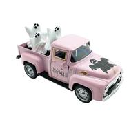 Decoración del Camión de Halloween - Ornamento de la Liga de Zinc para la chimenea Interna | Decoración Completa de para la Oficina, Mesa, entrada, biblioteca, escaparate | Festive por la