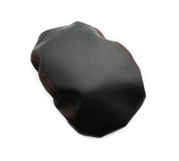 Decoración del coche Accesorios Para Coche, Almohadilla Interior De Microfibra Para Reposabrazos Control Central, Cubierta Embellecedora Cuero Para Passat B6 2005-2009(Black - red line)