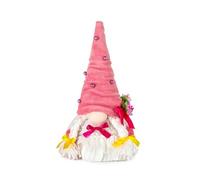Decoración del día de la madre de pie tomte de flores para adornos de bandeja de jerarquía de primavera