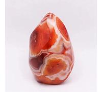 Decoración del hogar, 1 unidad, 200g-1000g, ágata roja Natural, piedra de llama cornalina, adornos de regalo de cristal, piedras Inicio Colecciones (Color : 1pc 840g-910g)