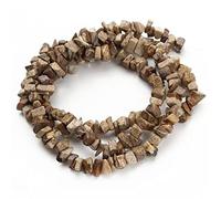 Decoración del hogar 5-8 mm irregular foto piedra perforada grava semiacabada pulsera de bricolaje cuentas accesorios de joyería 1 unid semiacabado cuentas llenas de textura