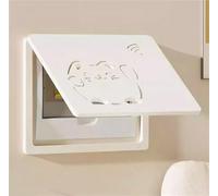 Decoración del Hogar Cubre Cuadro Electrico, Tapa Cuadro Electrico Blanco para Proteger Interruptor Principal y Pared Decorativa(C,65 x 45 CM)