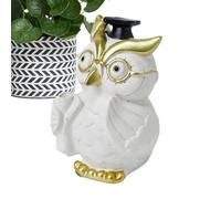 Decoración del hogar de figuras de búho, decoración del hogar de estatuas de búho | Acentos de decoración de estantes modernos Esculturas de búhos,Estatua de búho boho para decoración de sala de estar