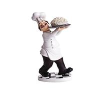 Decoración del hogar, decoración de la casa, decoración navideña, decoración de Mesa, Figura de Chef, Figura de Chef Gordo, decoración Italiana, decoración de Cocina, Blanco, Italia, versión Coreana