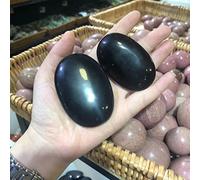 Decoración del hogar, Palma de obsidiana natural Jugar Palma palmstone Piedras de palma Juguete Curación Cristales y decoración del hogar 1pcs Regalos, Cristal natural Inicio Colecciones ( Size : 110-