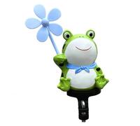 Decoración del Manillar del Ciclo - Decación Ciclo De La Rana Molino De Viento De 2,76 Pulgadas | para Manillar De Bicicleta | Decoración De Scooter Eléctrico | Accesorio Animal De Re