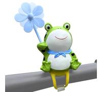 Decoración del Manillar del Ciclo - Decorión DL Ciclo De La Rana Molino De Viento De 2,76 Pulgadas | para Manillar De Bicicleta | Decoración De Scooter Eléctrico | Accesorio Animal De Re