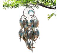 Decoración Del Receptor De Ensueño: Colgante De Pared, Móvil Azul Claro | Característica De Techo De Boda, Recuerdo De Bendición LED, Pieza De Arte De Suave, Símbolo Artístico De Sueños Para El D