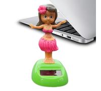 Decoración Del Tablero De Coche - Juguete De Figuración, Ornamento De Niña De Hawái | Divertido Diseño Bobble Con Colores Vibrantes, Base Ligera - Ideal Para Interior Automobilis