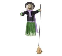 Decoración del Volante - Objeto de Escena suspendida, Toque Interactivo y Sensor sonoro Figura de Halloween con Movimientos espeluznantes | Festivo Aterrador para exhibición