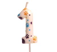 Decoración digital para tarta de cumpleaños para perros del 0 al 9 años