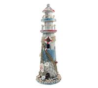 Decoración en forma de faro: 36 x 11,5 x 11,5 centímetros