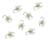 Decoración escorpiones resplandor en la oscuridad (8 piezas)