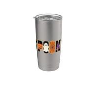Decoración espeluznante de casa embrujada para entusiastas de Halloween Vaso térmico de acero inoxidable de doble pared
