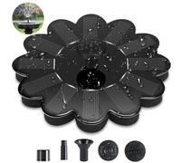 Decoración exterior con bomba de agua solar ecológica, múltiples estilos de agua para fuentes de jardín, atracción de vida silvestre flotant