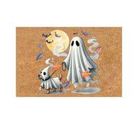 Decoración exterior de Halloween, decoración de Halloween, tapete para puerta de entrada, tapete para el hogar, tapete para puerta de baile, alfombra de 40 x 60 cm, manta de pedo B (C, 40 x 60 cm)