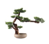Decoración Falsa Árbol de bonsái Artificial, Gran Planta Pino imitación for Interiores con Maceta for vestíbulos Hotel, Oficina en casa Árbol bonsái Artificial