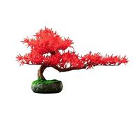 Decoración Falsa Plantas Verdes Falsas for la Entrada de Sala Estar, simulación árbol Escritorio, decoración Feng Shui Chino, Adornos bonsái for Hotel Árbol bonsái Artificial