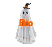 Decoración Fantasma | Colgante Figura Espeluznante Animada Con Ojos LED Y Sonido | Prop Halloween, Decoración Perseguida de Miedo, Función Sensor De Movimiento, Estudio Interior Para Fiesta En El