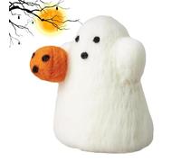 Decoración fantasma de Halloween | Carved Funny Ornament Holding Pumpkin | Portable Ghost Halloween Decorations | For Desk Indoor Outdoor Home Festival Event Party Holiday Shelf Table Workplace Men