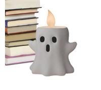 Decoración Fantasma de Halloween,Estatua Portavelas Fantasma - Figura Decorativa Halloween De Resina para Sala Dormitorio Recibidor Mesa Comedor Estudio Fiestas Cumpleaños