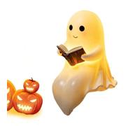 Decoración Fantasma Leer Libro Figura Decorativa de Biblioteca