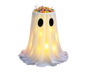 Decoración fantasma luminosa, decoración de suelo de LED con 8 modos espectrales - Decoración fantasmas aterradores con mando a distancia, para entrada, patio, jardín, peatonal, césped, casa