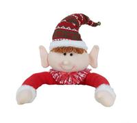 Decoración festiva para árbol de Navidad, gran elfo de felpa, decoración festiva para decoración del hogar, árbol de Navidad, exhibición de fiesta de vacaciones