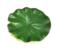 Decoración flotante de hojas de loto para espacios interiores y exteriores a base de agua, incluyendo acuarios, estanques, piscinas y áreas de exhibición de agua (13 cm)