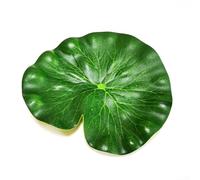 Decoración flotante de hojas de loto para espacios interiores y exteriores a base de agua, incluyendo acuarios, estanques, piscinas y áreas de exhibición de agua (18 cm)